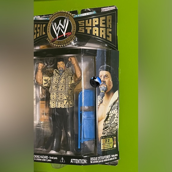 WWE Jakks Classic Superstars Collector Series 12 CAPTAIN LOU ALBANO with Chair - Picture 2 of 4